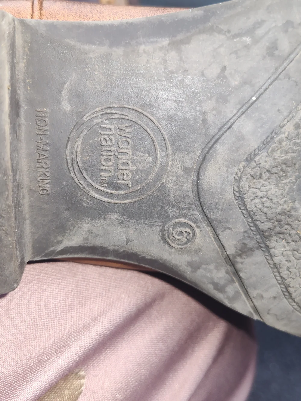 Wonder Nation Two-Tone Brown Western Cowboy Boots